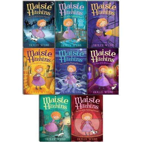 Holly Webb Maisie Hitchins Series Collection 8 Books Set Weeping Mermaid, Tunnel