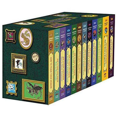 How to Train Your Dragon 12 Books Complete Series Box Set By Cressida Cowell