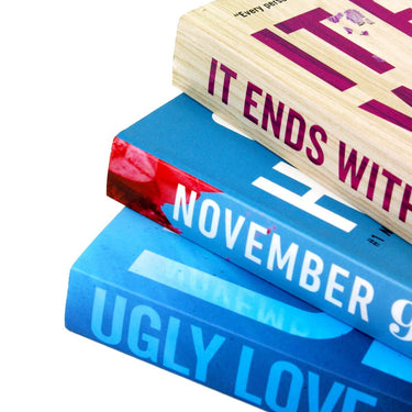 Colleen Hoover Collection 3 Books Set (It Ends With Us, Ugly Love, November 9)