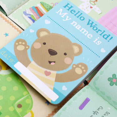 To Baby With Love Album Milestone Journal Keepsake Toddler New born Shower Christening Gift Diary 4 Books Set
