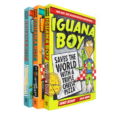 Iguana Boy Series 3 Books Collection Set By James Bishop