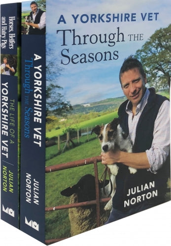 A Yorkshire Vet 2 Books Set Collection Julian Norton, Through The Seasons