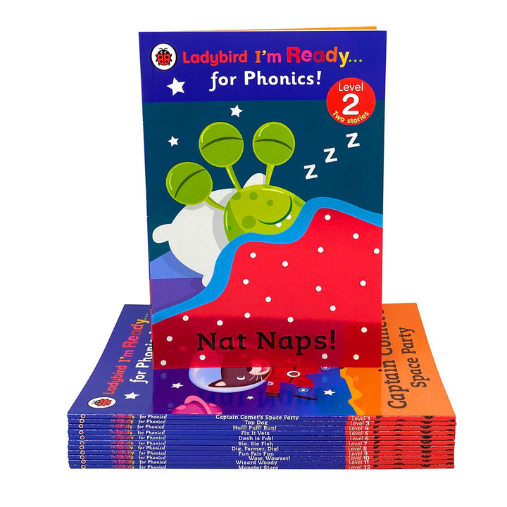 Ladybird Im Ready for Phonics 12 Books Children Pack Paperback Collection Set