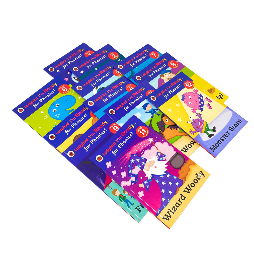 Ladybird Im Ready for Phonics 12 Books Children Pack Paperback Collection Set