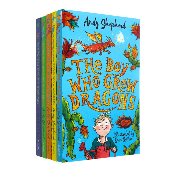 The Boy Who Grew Dragons Series 5 Books Collection Set By Andy Shepherd