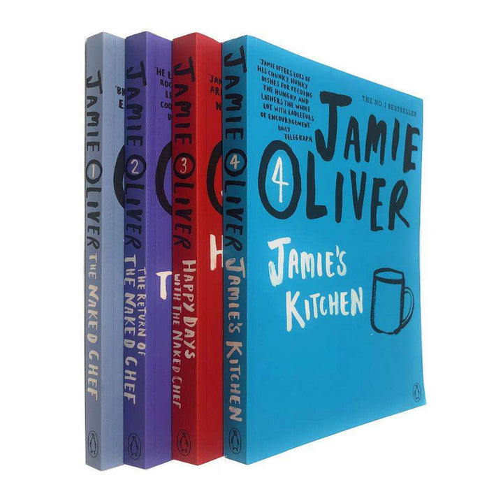 Jamie Oliver Collection 4 Books Set The Return of the Naked Chef Paperback