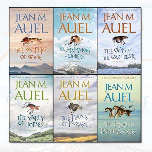 Jean M Auel 6 Books Earths Children Collection Pack Set