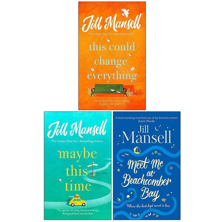 Jill Mansell 3 Book Set Collection Maybe This Time, This Could Change Everything