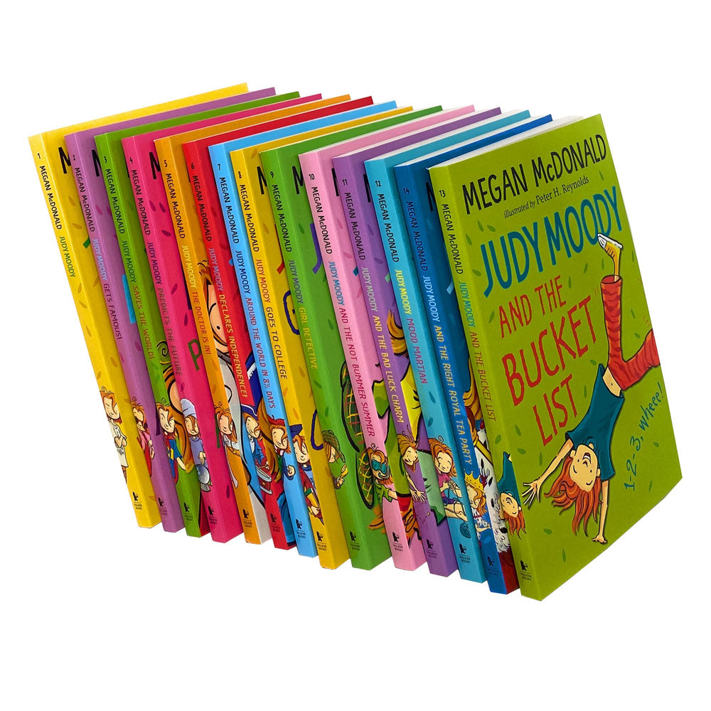 Megan McDonald Judy Moody 14 Books Collection Set Children's Pack, Gets famous