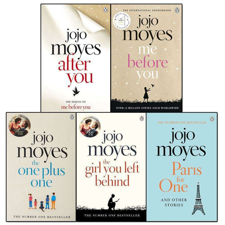 Jojo Moyes Collection 5 Books Set After You, Me Before You, Girl You Left Behind