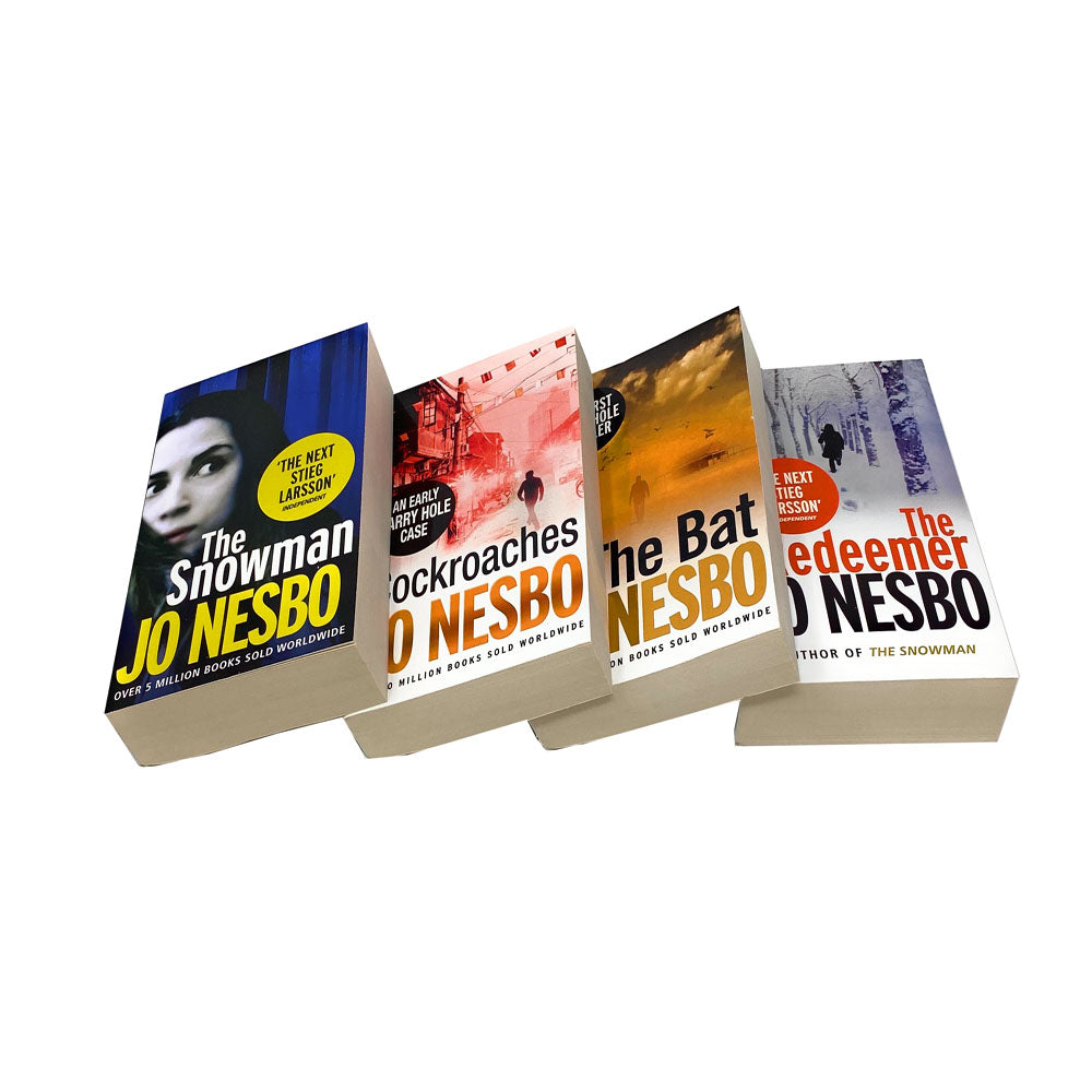 Jo Nesbo 4 Books Collection Set Harry Hole Thriller Collection Inc Snowman, Bat