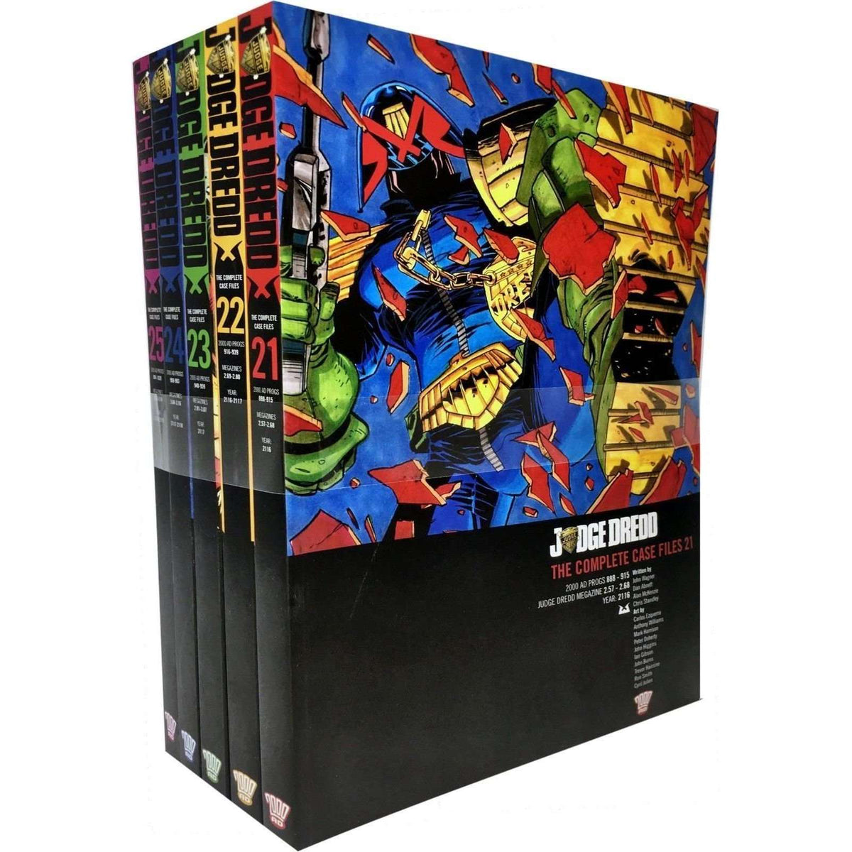 Judge Dredd: Complete Case Files 21-25 - 5 Books Collection – The Book Crib