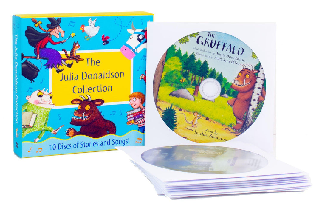 Julia Donaldson Collection 10 Audio CD Books Set Stories & Songs Gruffalo, Child