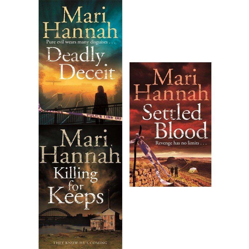 Kate Daniels Series Mari Hannah 3 Books Set Collection Deadly Deceit,Settled