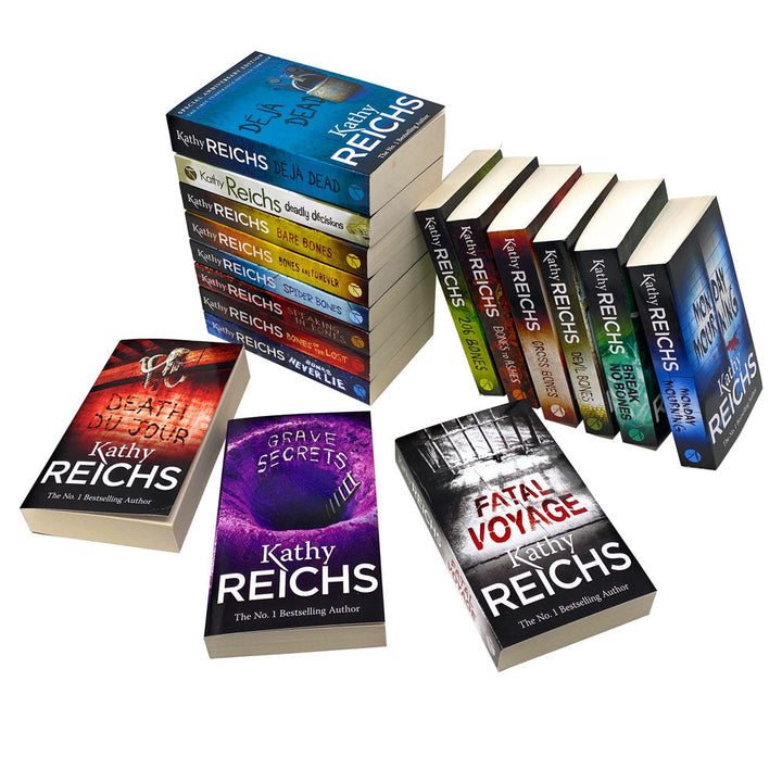 Kathy Reichs Temperance Brennan Series 18 Books Set Collection (Series 1-3)