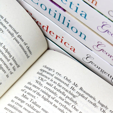 Photo of Georgette Heyer 10 Books Collection Set Pages