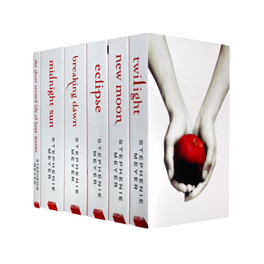 The Twilight Saga 6-Book Set (White Cover) by Stephenie Meyer | YA Fantasy Romance Series with Vampires, Werewolves, Epic Love, Adventure & Fiction