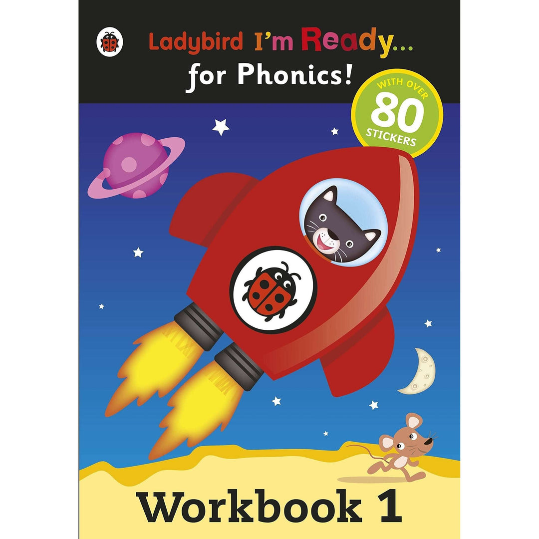 Ladybird Phonic Readers 8 Book Set Collection - Activity Workbooks