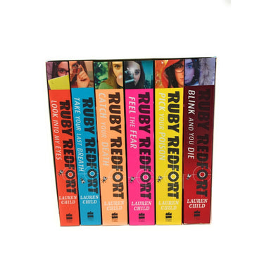 Lauren Child Ruby Redfort 6-Book Collection | Mystery & Adventure Series for Kids – Look Into My Eye, Feel the Fear & More | Fun Detective Stories