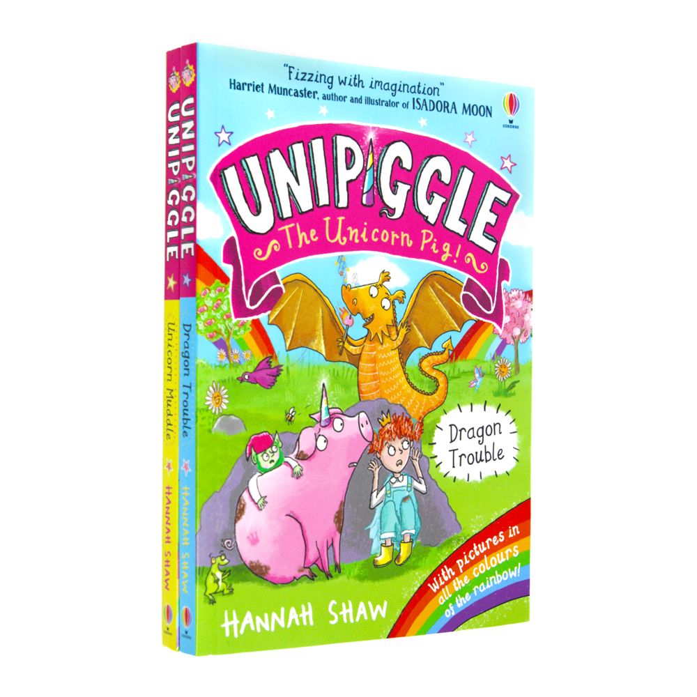 Photo of Unipiggle 2 Book Set by Hannah Shaw on a White Background
