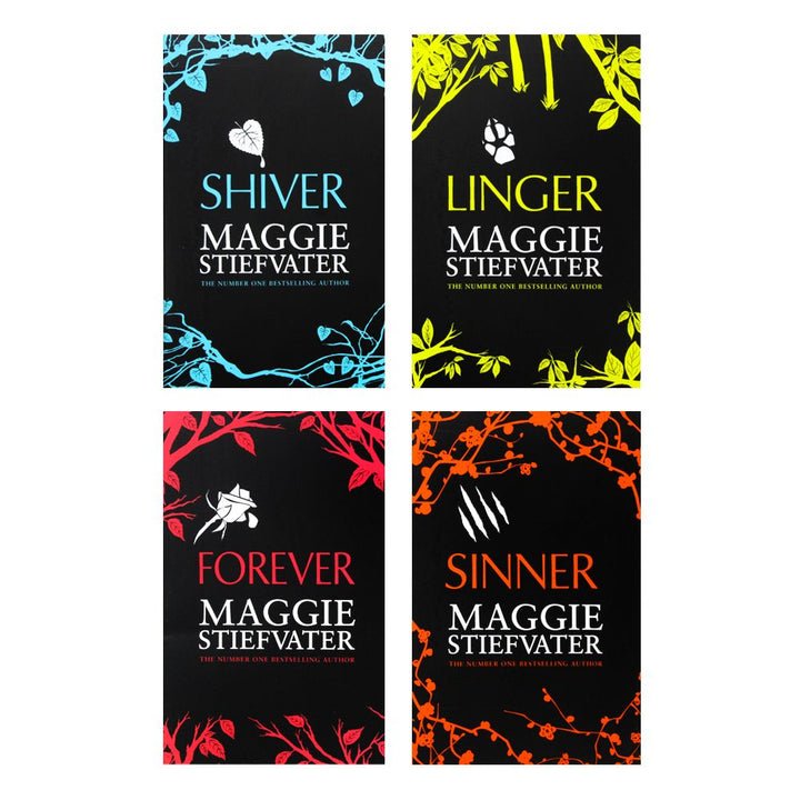 Maggie Stiefvater 4 Books Collection Set Shiver, Linger, Forever and Sinner