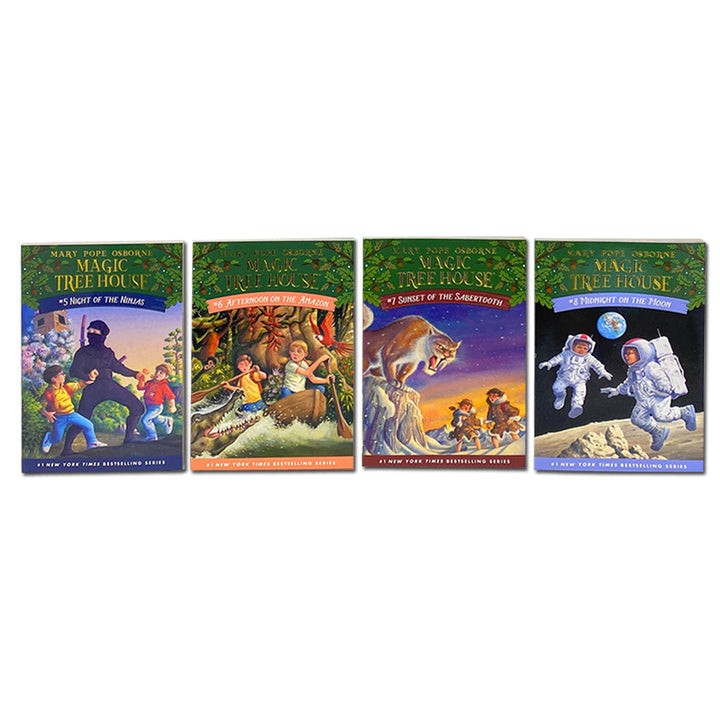 Magic Tree House Series Collection 4 Books Box Set 5-8