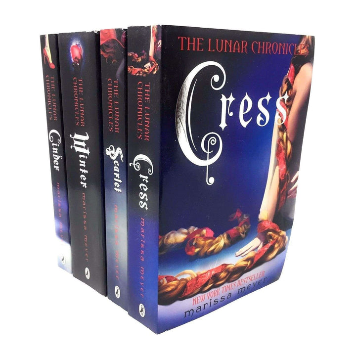 Marissa Meyer Lunar Chronicles Series 4 Books Collection Set - Cinder, Scarlet