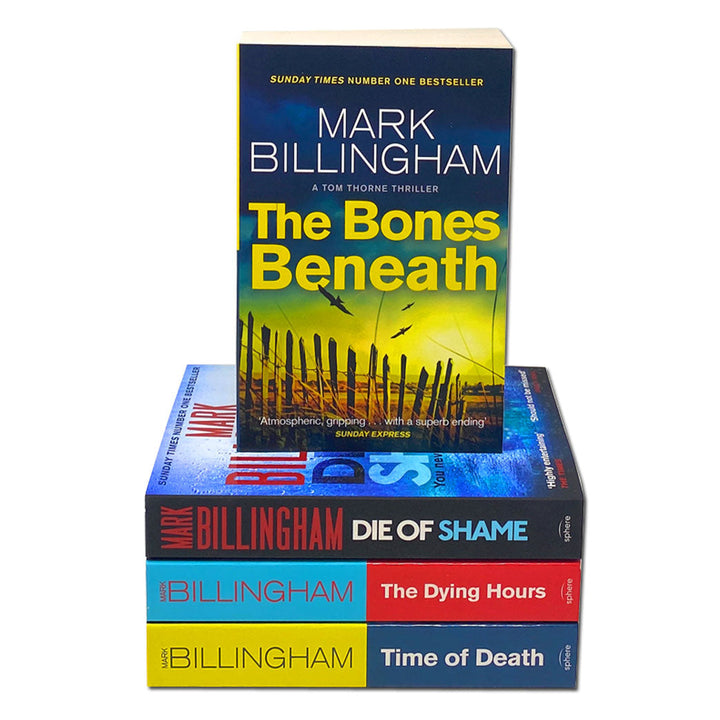 Mark Billingham Collection 4 Books Set ( Die of Shame, The dying hours, Time of Death, The Bones Beneath)