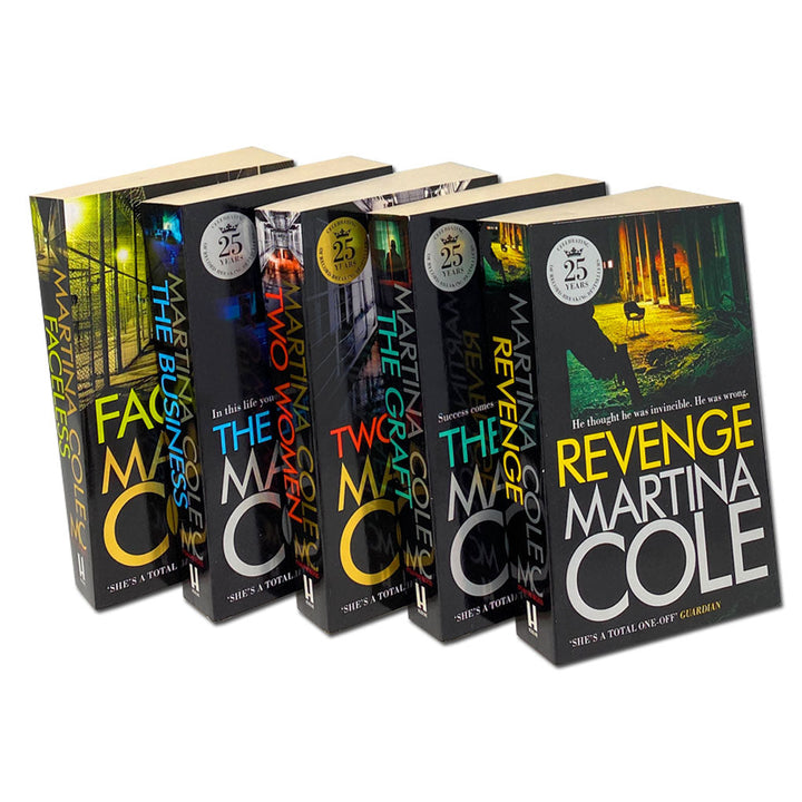 Martina Cole 5 Books Set Collection, The Graft, Revenge, Two Women, The business, Faceless