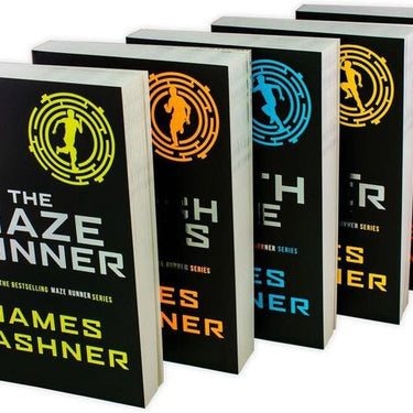 Maze Runner Series by James Dashner—a thrilling 5-book set including The Death Cure and Scorch Trials! Dive into this captivating dystopian adventure!