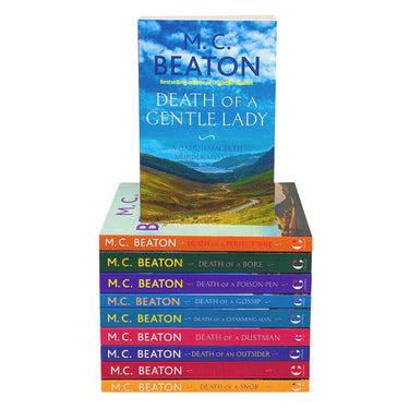 MC Beaton Hamish Macbeth Series 10 Books Collection Set – Mystery Fiction Paperback Novels Including Death of a Bore & Snob by Bestseller Author