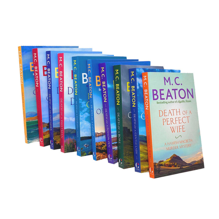 MC Beaton 10 Books Collection Set Hamish Macbeth Series Death of a Bore, Snob