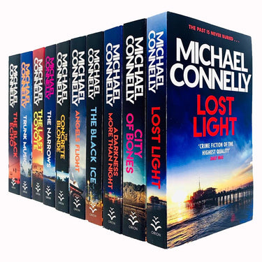 Michael Connelly 10 Books Set (City Of Bones, The Concrete Blonde, Lost Light & More)