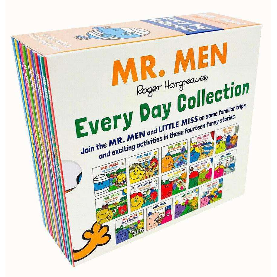 Mr Men and Little Miss Everyday Collection 14 Books Slipcase Set