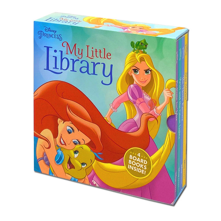 Disney Princess My Little Library 4 Board Book Collection Set