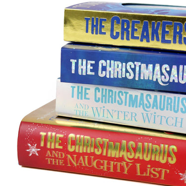 Tom Fletcher Collection 4 Books Set (The Christmasaurus, The Christmasaurus and the Winter Witch, The Creakers, The Christmasaurus and the Naughty List)
