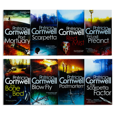Kay Scarpetta Series 8 Book Set by Patricia Cornwell | Bestselling Crime Fiction, Mystery Thrillers & Detective Novels – Includes Postmortem & More