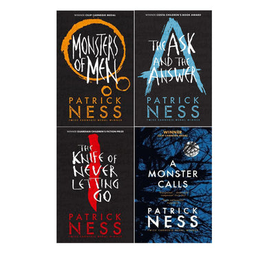 Patrick Ness Chaos Walking series 4 Books Set Collection, The Ask And The Answer