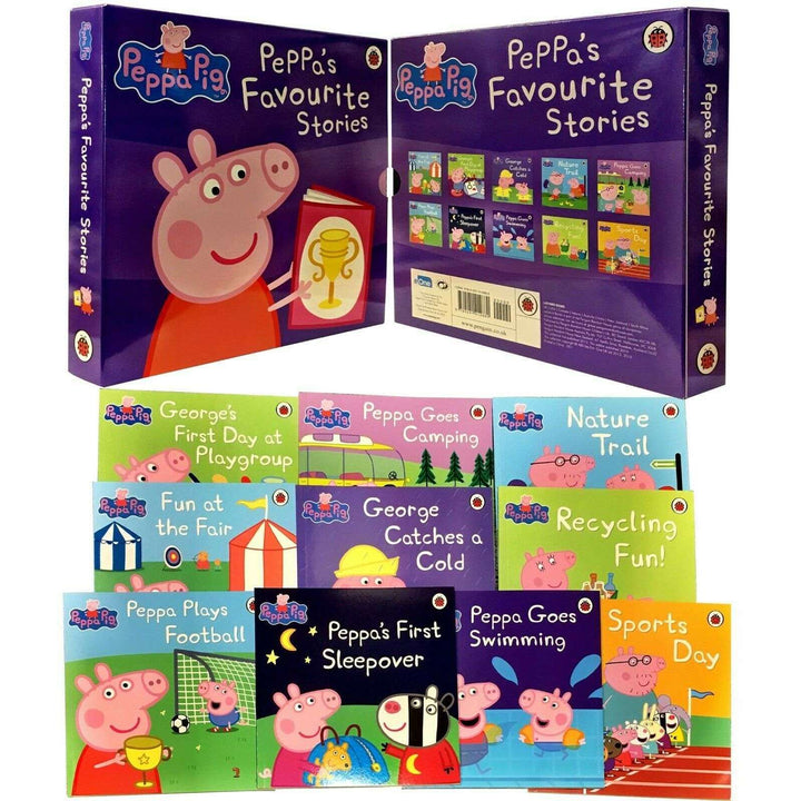 Peppa Pig Favourite Stories 10 Books Slipcase Collection Set Books for Children