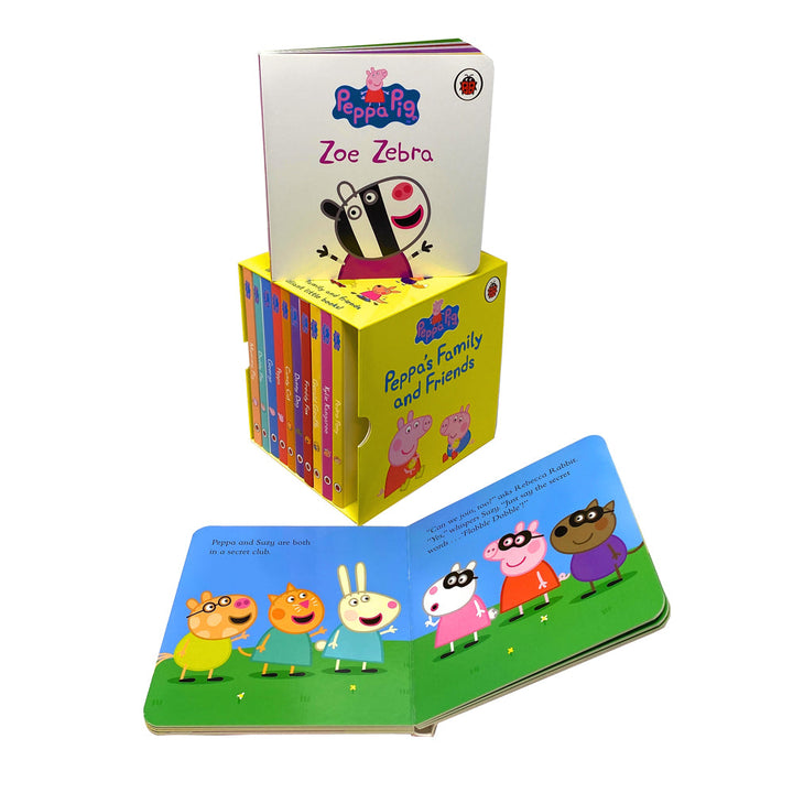 Peppa's Family and Friends Collection 12 Books Box Set Pack Peppa Pig