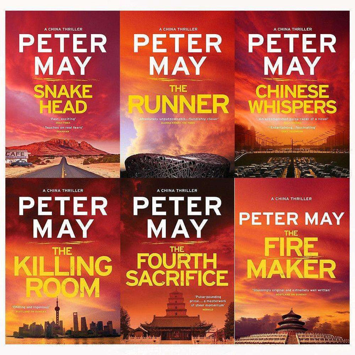 Peter May China Thrillers Collection 6 Books Set Chinese Whispers, The Firemaker