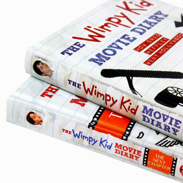 The Wimpy Kid Movie Diary Collection 2 Books Set by Jeff Kinney – The Next Chapter & How Greg Heffley Went Hollywood | Children's Humor, Kids Series