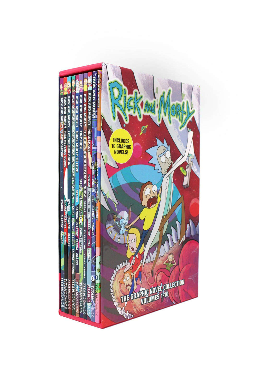 Rick and Morty Series Volumes 1 - 10 Graphic Novel Books Collection Box Set