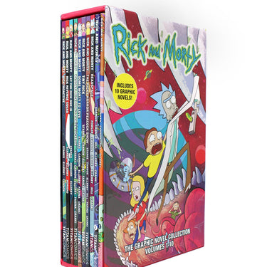Rick and Morty Series Volumes 1 - 10 Graphic Novel Books Collection Box Set