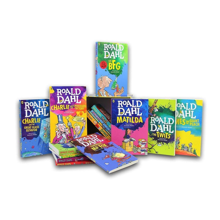 Roald Dahl 15 Books Box Set Collection Going Solo, Matilda