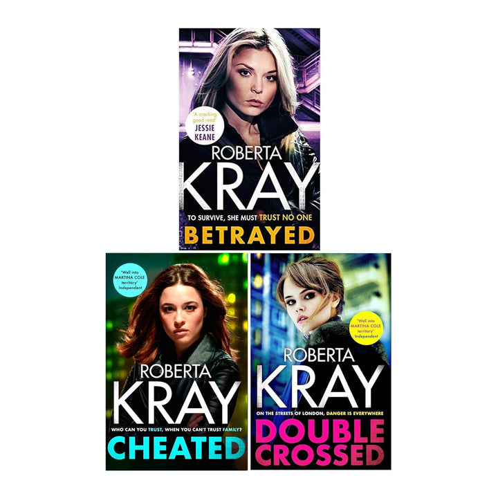 Roberta Kray 3 Books Collection Set (Betrayed, Cheated & Double Crossed)