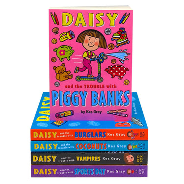 Daisy and the Trouble 5 Books Collection Set Series 2 By Kes Gray Paperback Sports Day, Vampires...