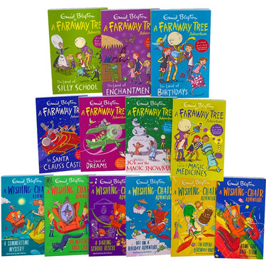 A Faraway Tree Adventure A Wishing Chair Adventure By Enid Blyton 13 Book Set Collection&nbsp;