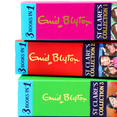 Enid Blyton St Clare’s 3 Book Collection – 9 Stories in 1 Set, Children’s Fiction Series, Timeless Adventure, Kids Reading, Paperback by Hodder