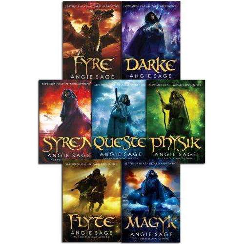 Septimus Heap Collection Angie Sage 7 Books Set By Angie Sage